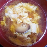 干し椎茸と豆腐の味噌汁